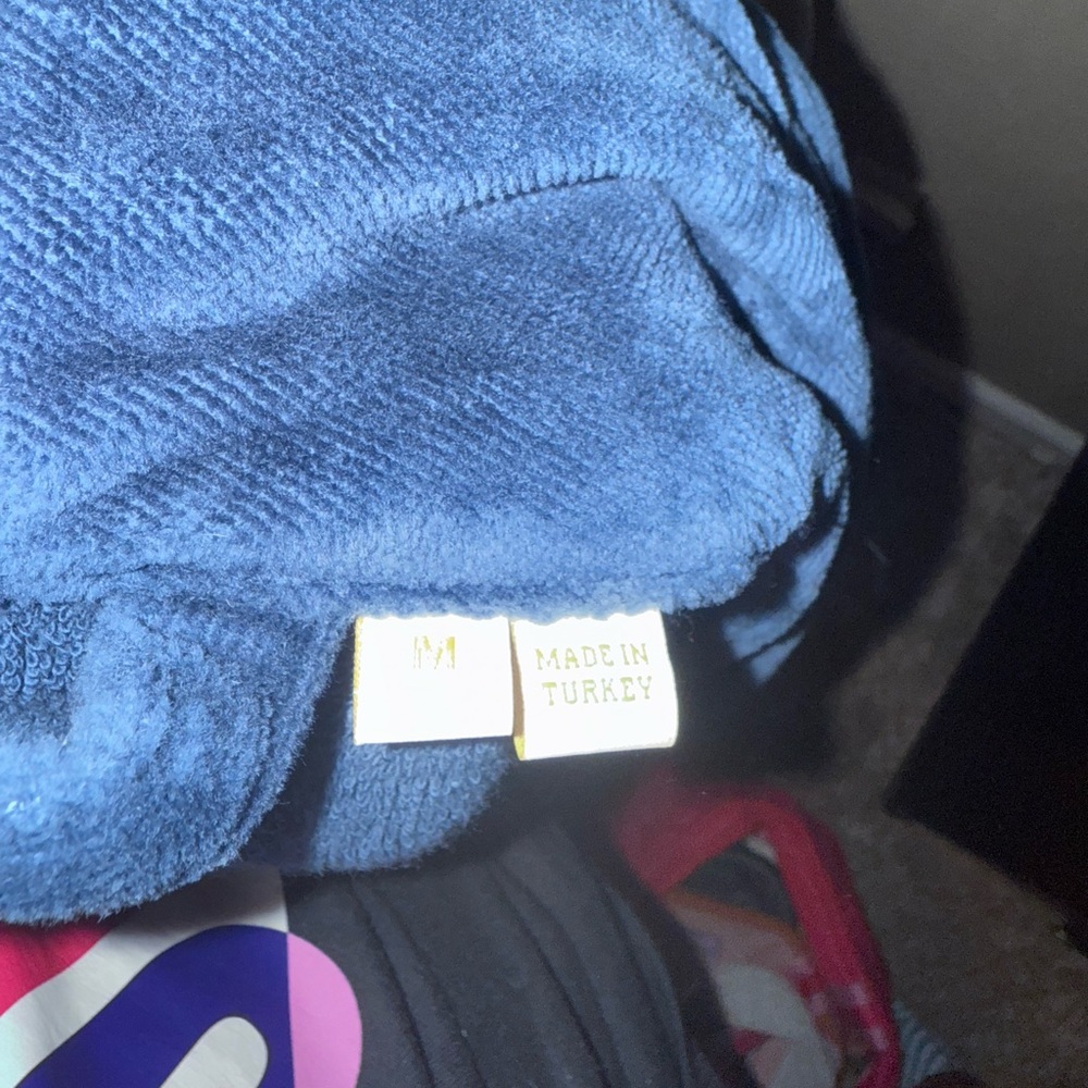 Frette Navy Blue Robe - Picture 5 of 5